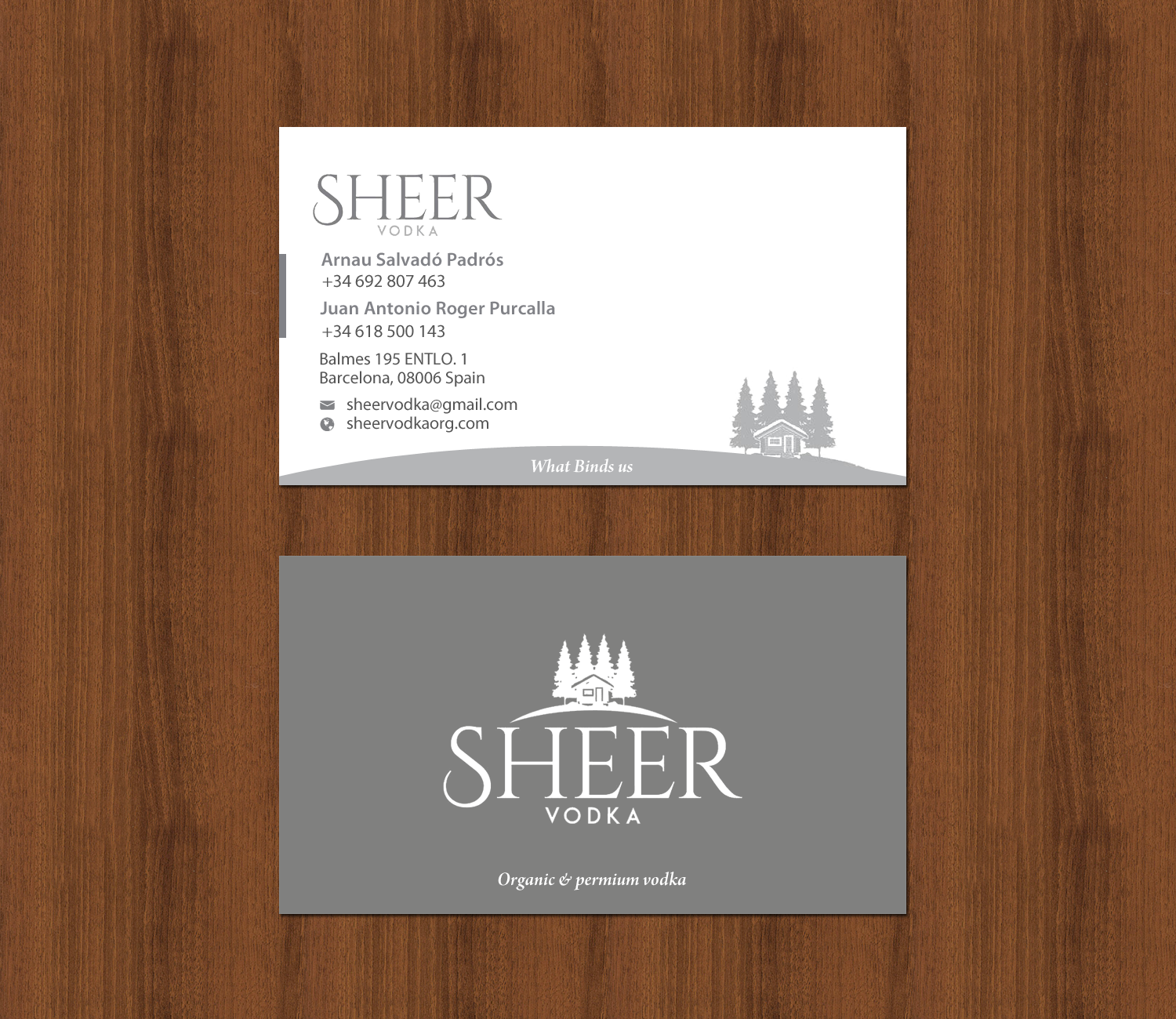 Business Card Design by chandrayaan.creative for Sheer Vodka | Design #22551126