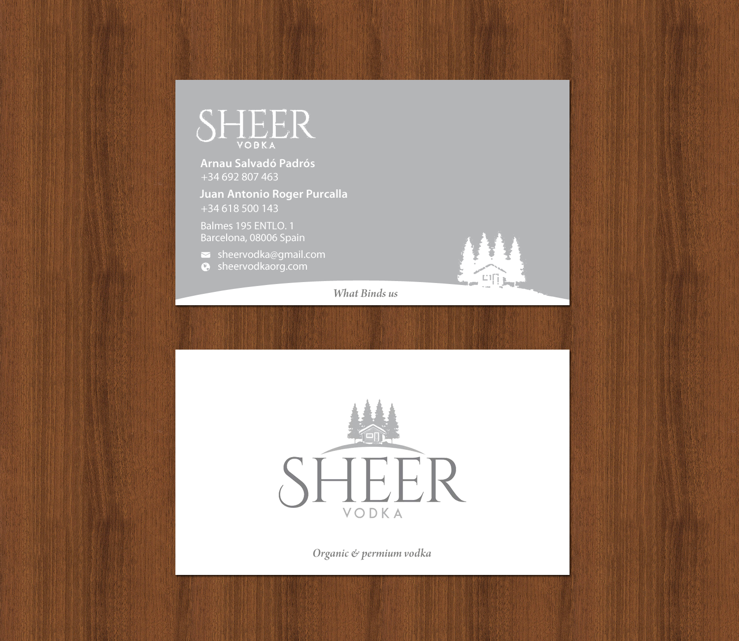 Business Card Design by chandrayaan.creative for Sheer Vodka | Design #22551127