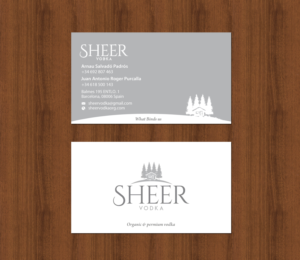 Business Card Design by chandrayaan.creative for Sheer Vodka | Design: #22551127