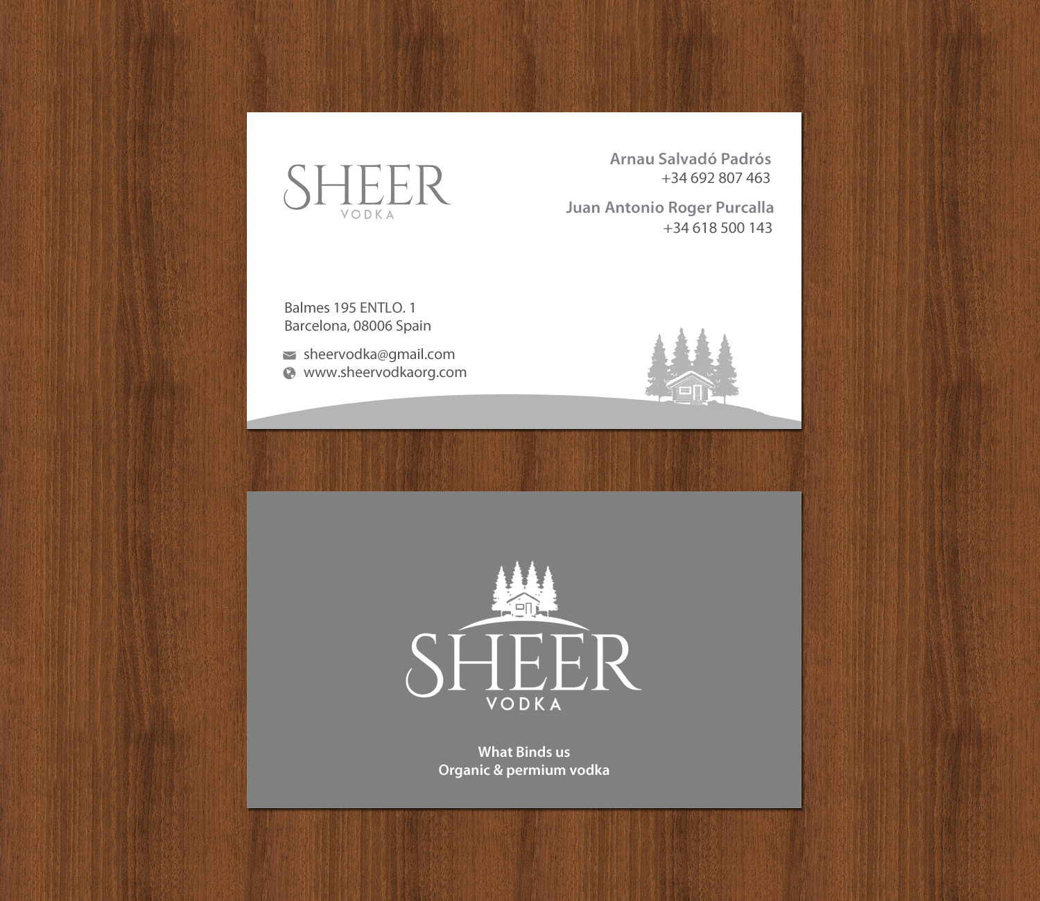 Business Card Design by chandrayaan.creative for Sheer Vodka | Design #22551221