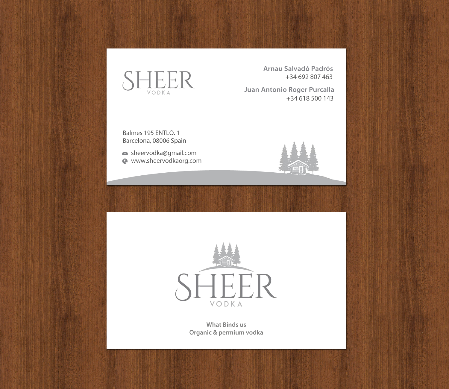 Design de Carte de Visite par chandrayaan.creative pour Sheer Vodka | Design #22551222