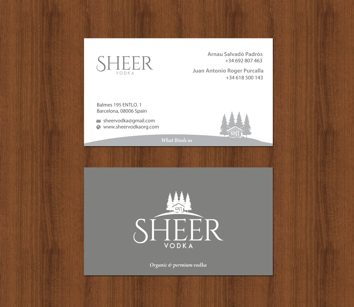 Business Card Design by chandrayaan.creative for Sheer Vodka | Design #22551223