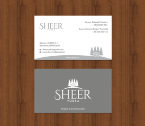 Business Card Design by chandrayaan.creative for Sheer Vodka | Design: #22551223