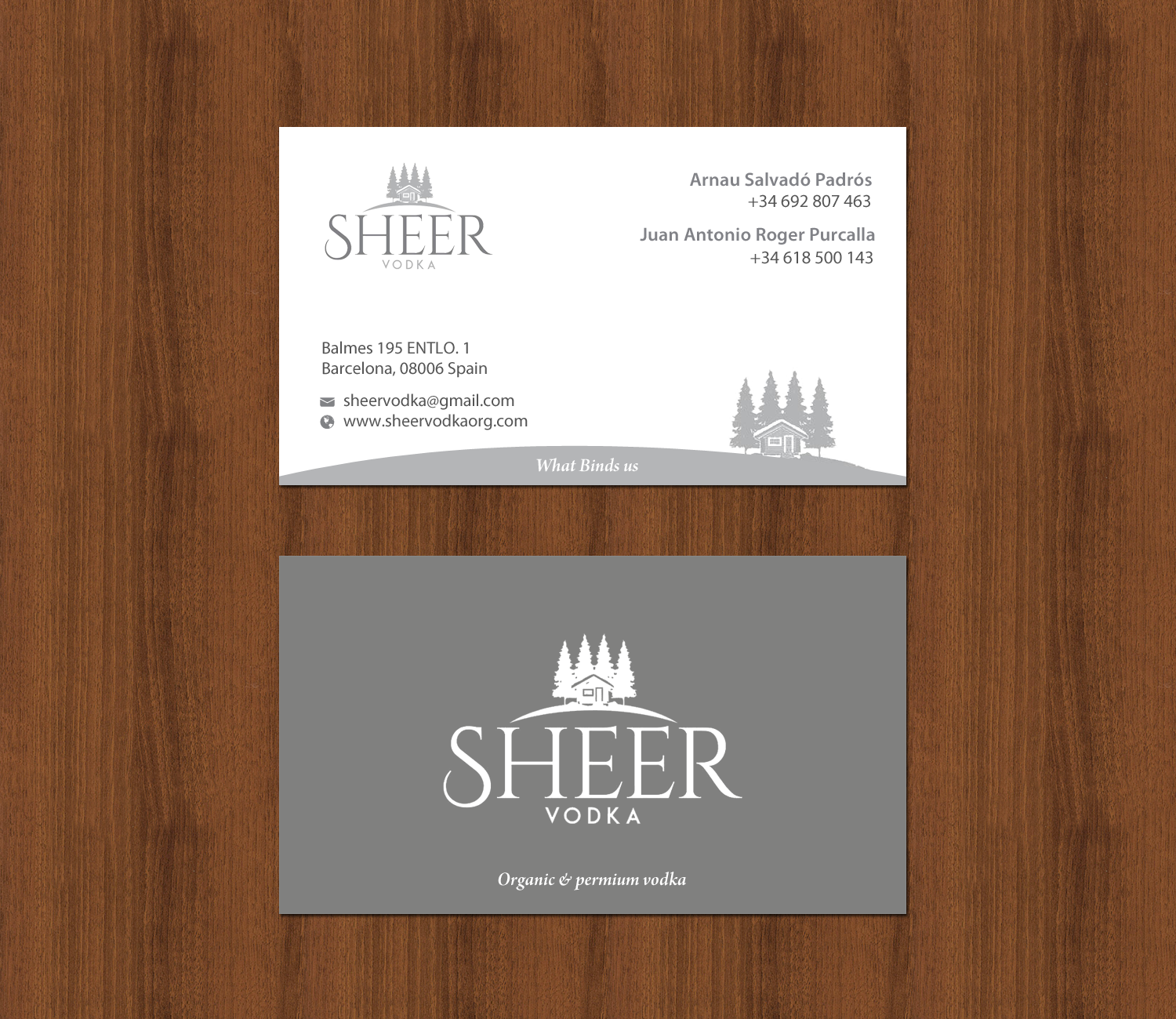Business Card Design by chandrayaan.creative for Sheer Vodka | Design #22551224