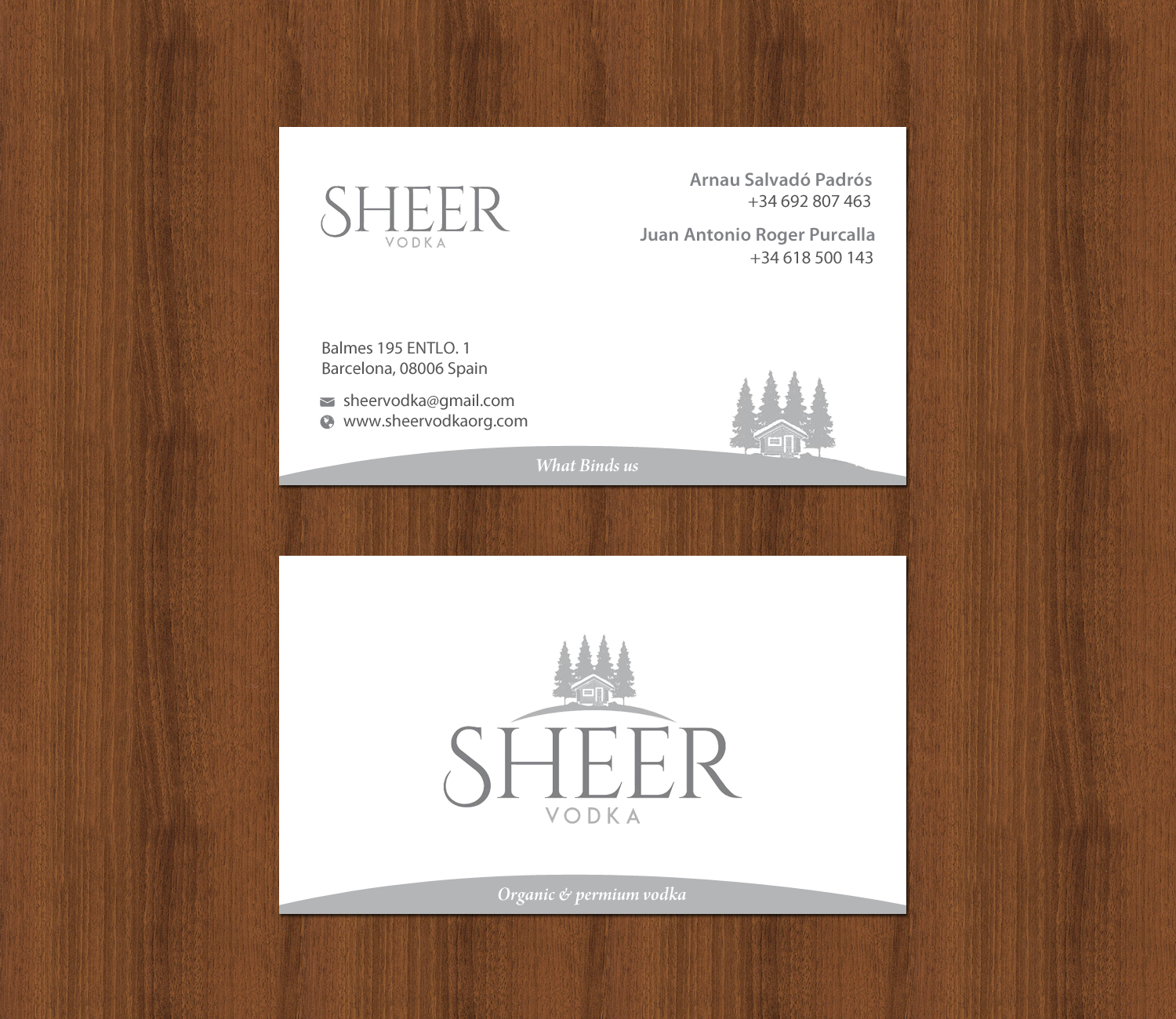 Business Card Design by chandrayaan.creative for Sheer Vodka | Design #22551230