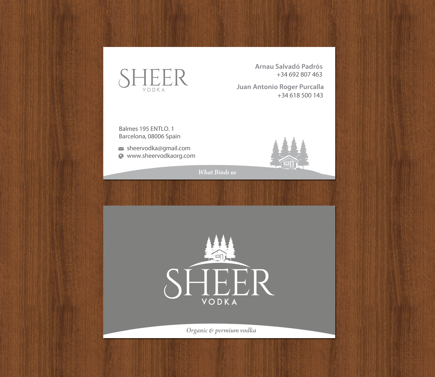 Business Card Design by chandrayaan.creative for Sheer Vodka | Design #22551231