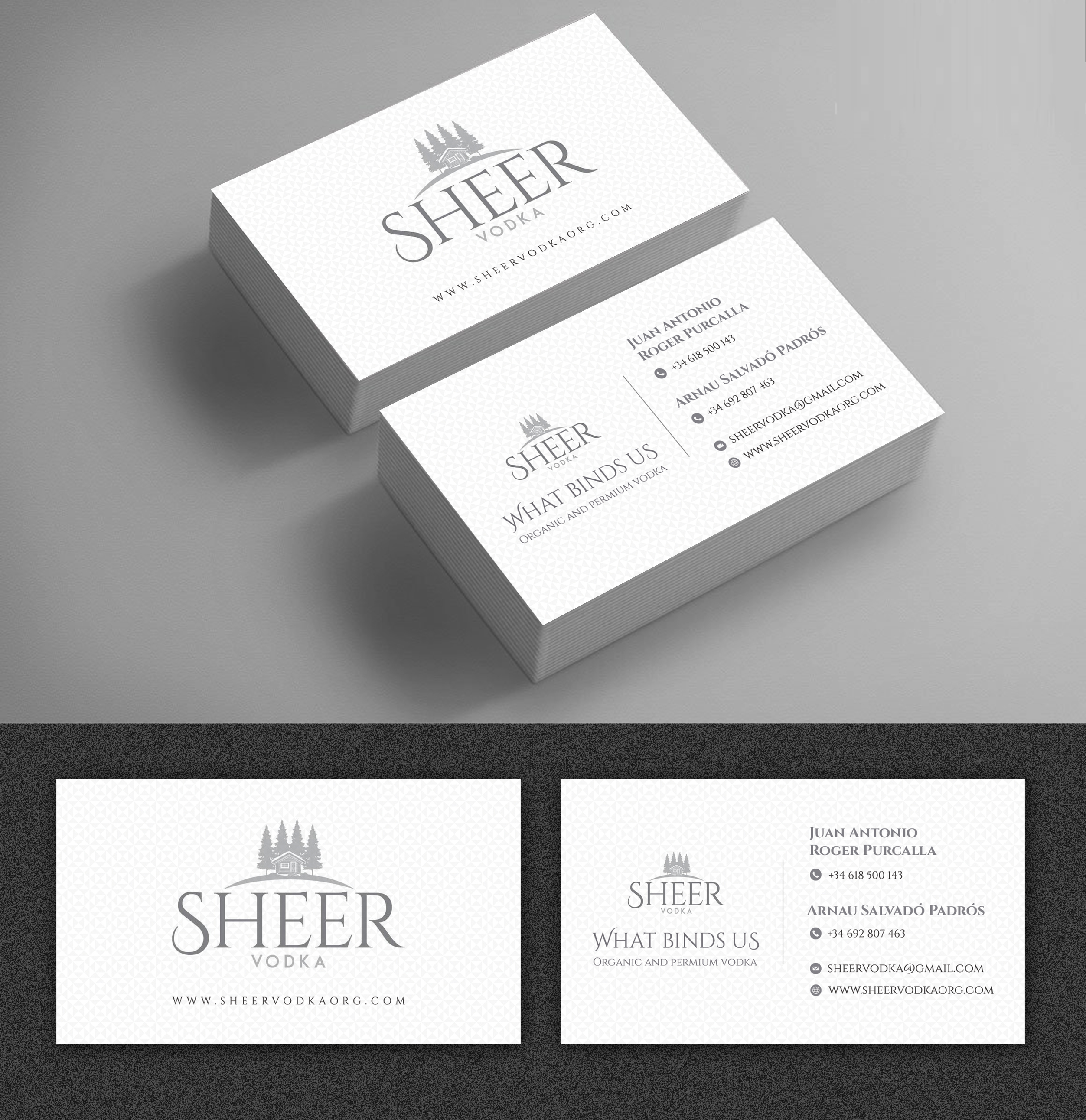 Business Card Design by ARTOGRAPHY for Sheer Vodka | Design #22464348
