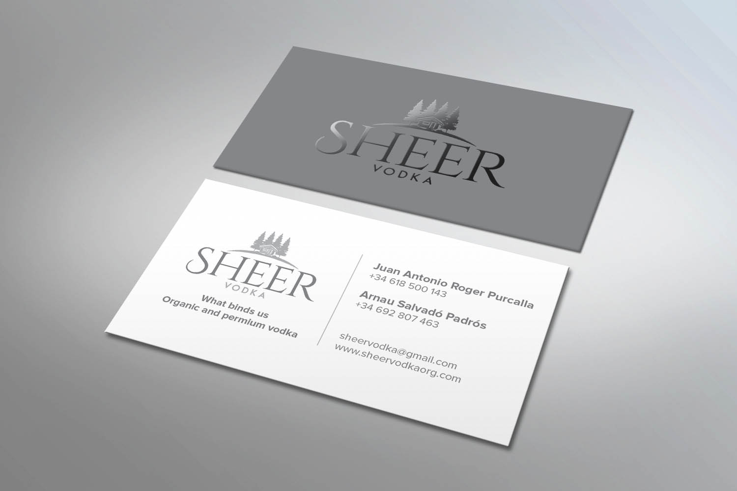 Business Card Design by MDesign for Sheer Vodka | Design #22466773