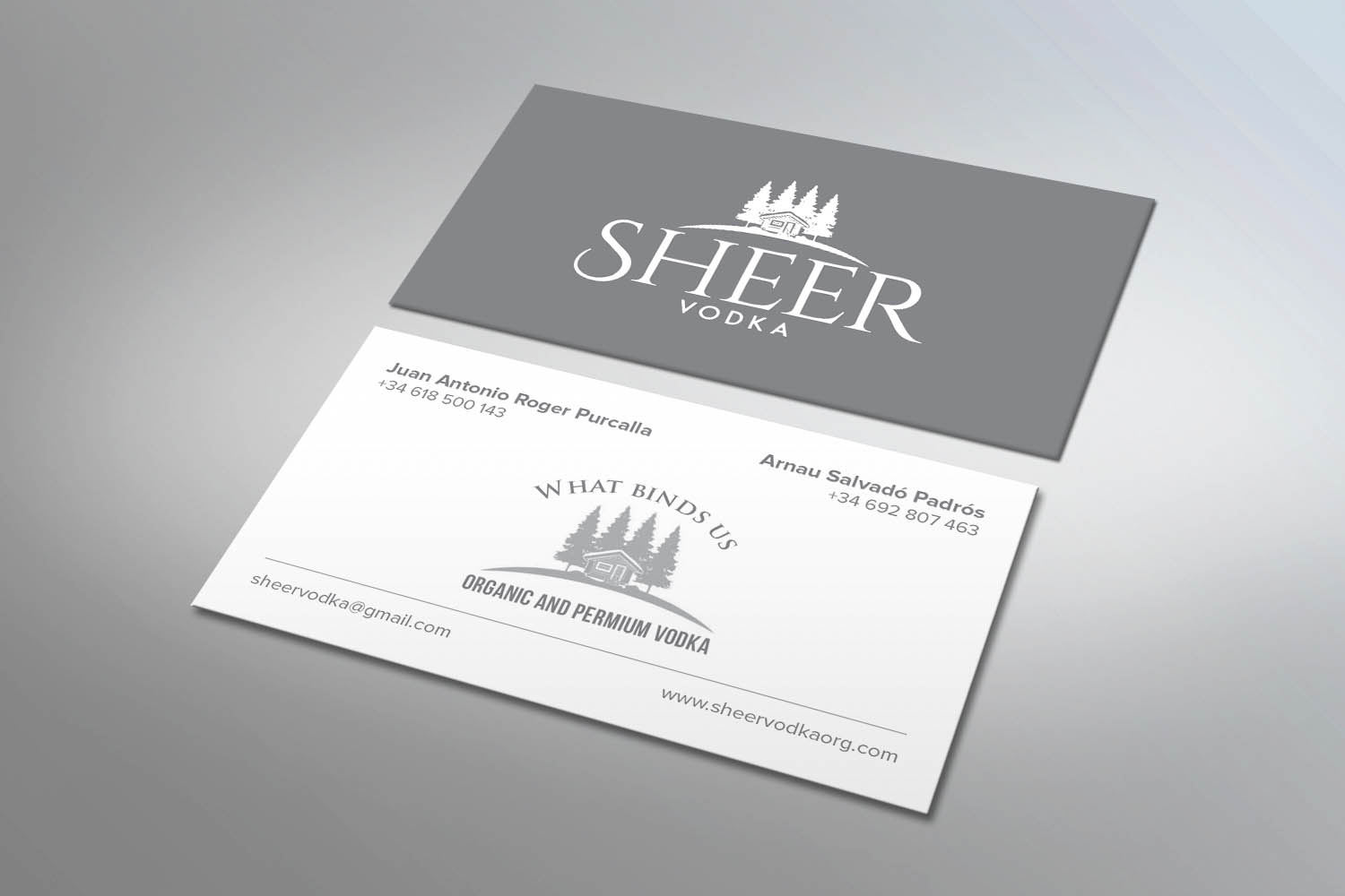 Business Card Design by MDesign for Sheer Vodka | Design #22466774