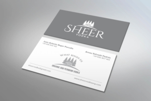 Business Card Design by MDesign for Sheer Vodka | Design: #22466774