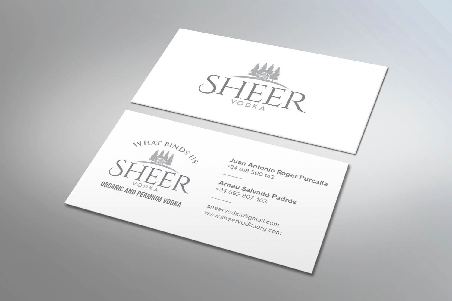 Business Card Design by MDesign for Sheer Vodka | Design #22466775