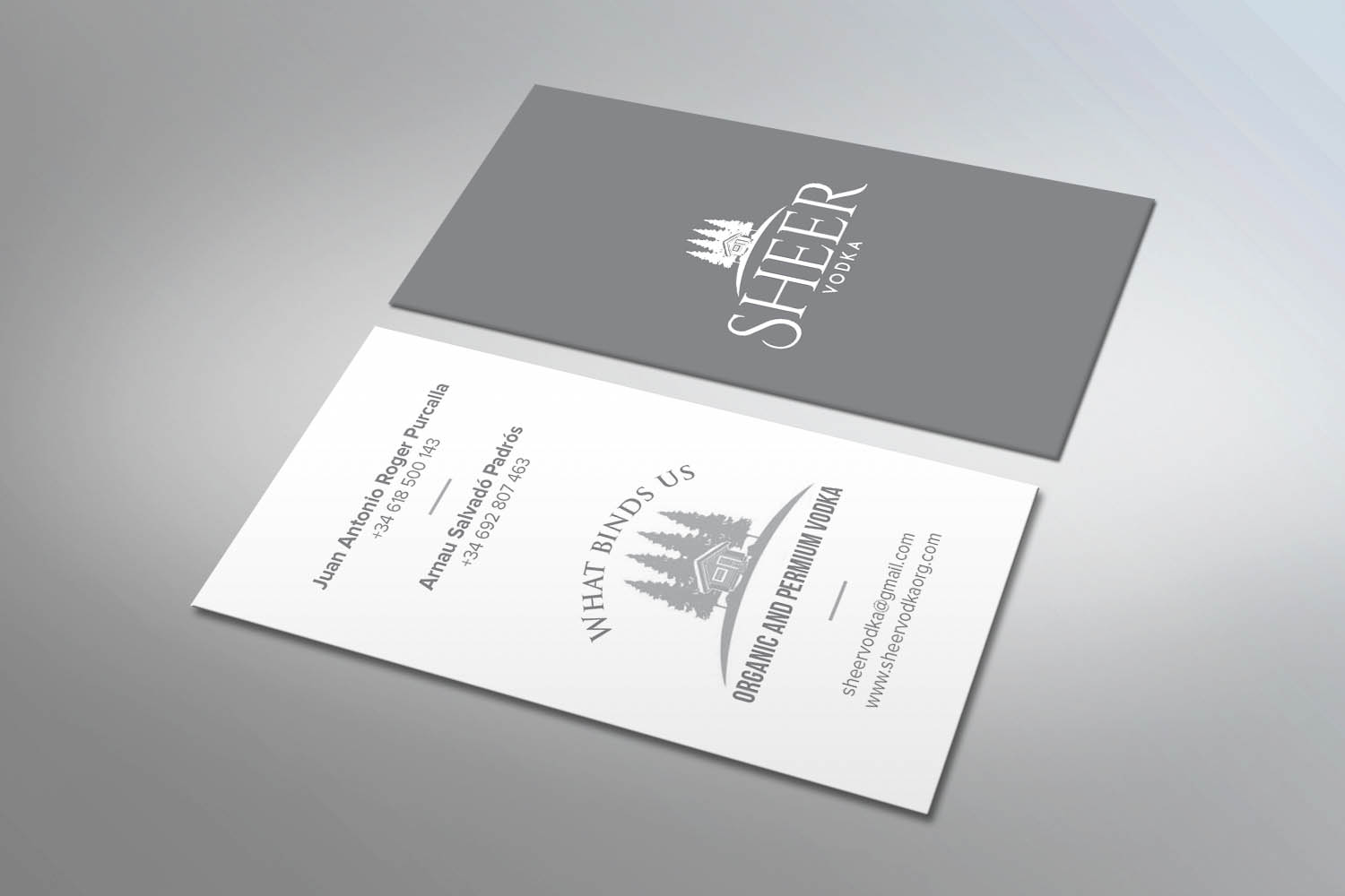 Business Card Design by MDesign for Sheer Vodka | Design #22466780