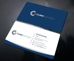 Clinic Advisor Business Card Design* | Diseño de Tarjeta de Presentación por Uttom 2