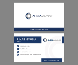 Clinic Advisor Business Card Design* | Diseño de Tarjeta de Presentación por QuynhAnh