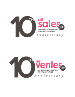 Logo Design by H4R5Z for Victoria 4B Inc. (lesventes.ca & allsales.ca) | Design: #22467076