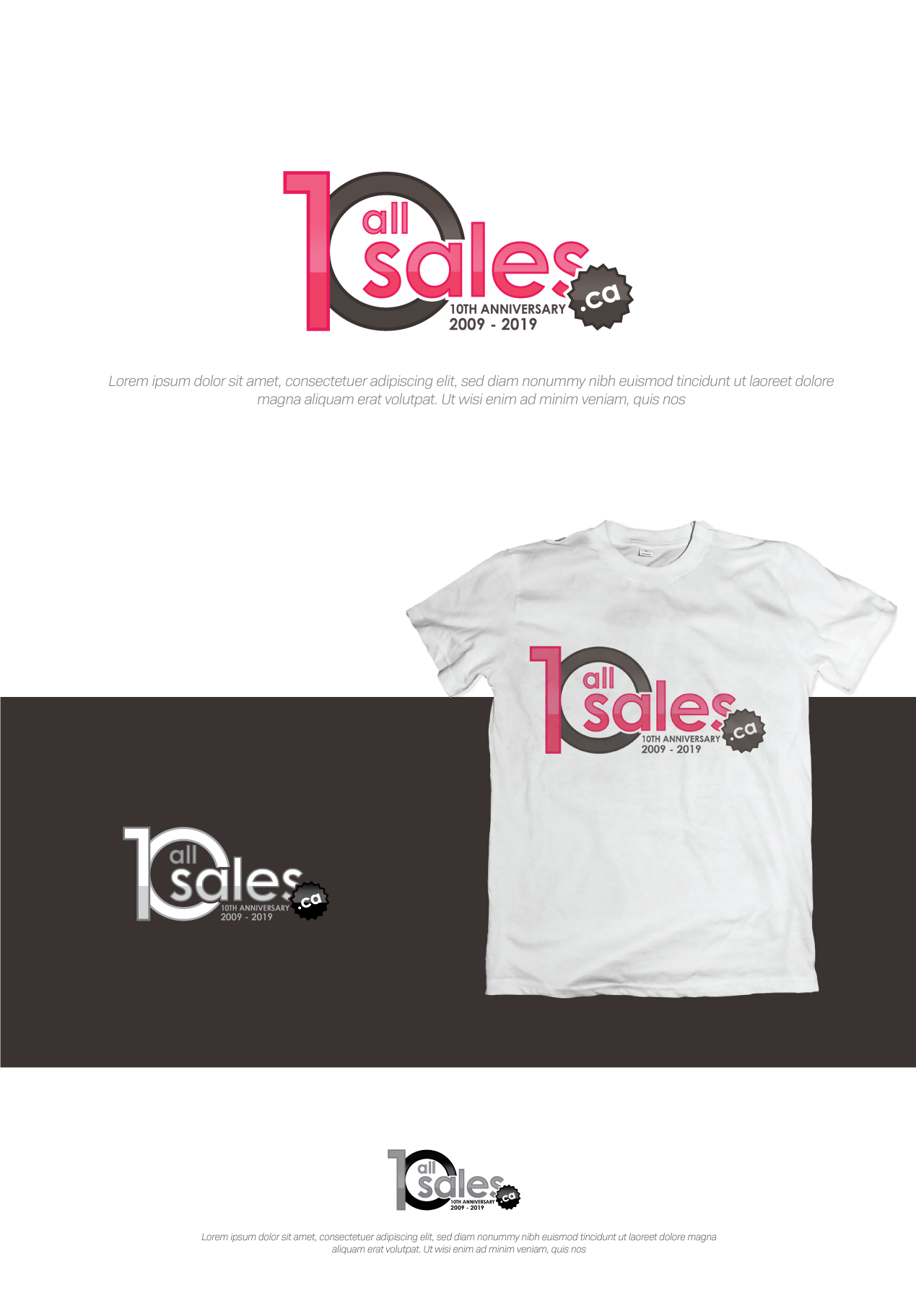 Logo Design by Mosa Abo swelem for Victoria 4B Inc. (lesventes.ca & allsales.ca) | Design #22462817