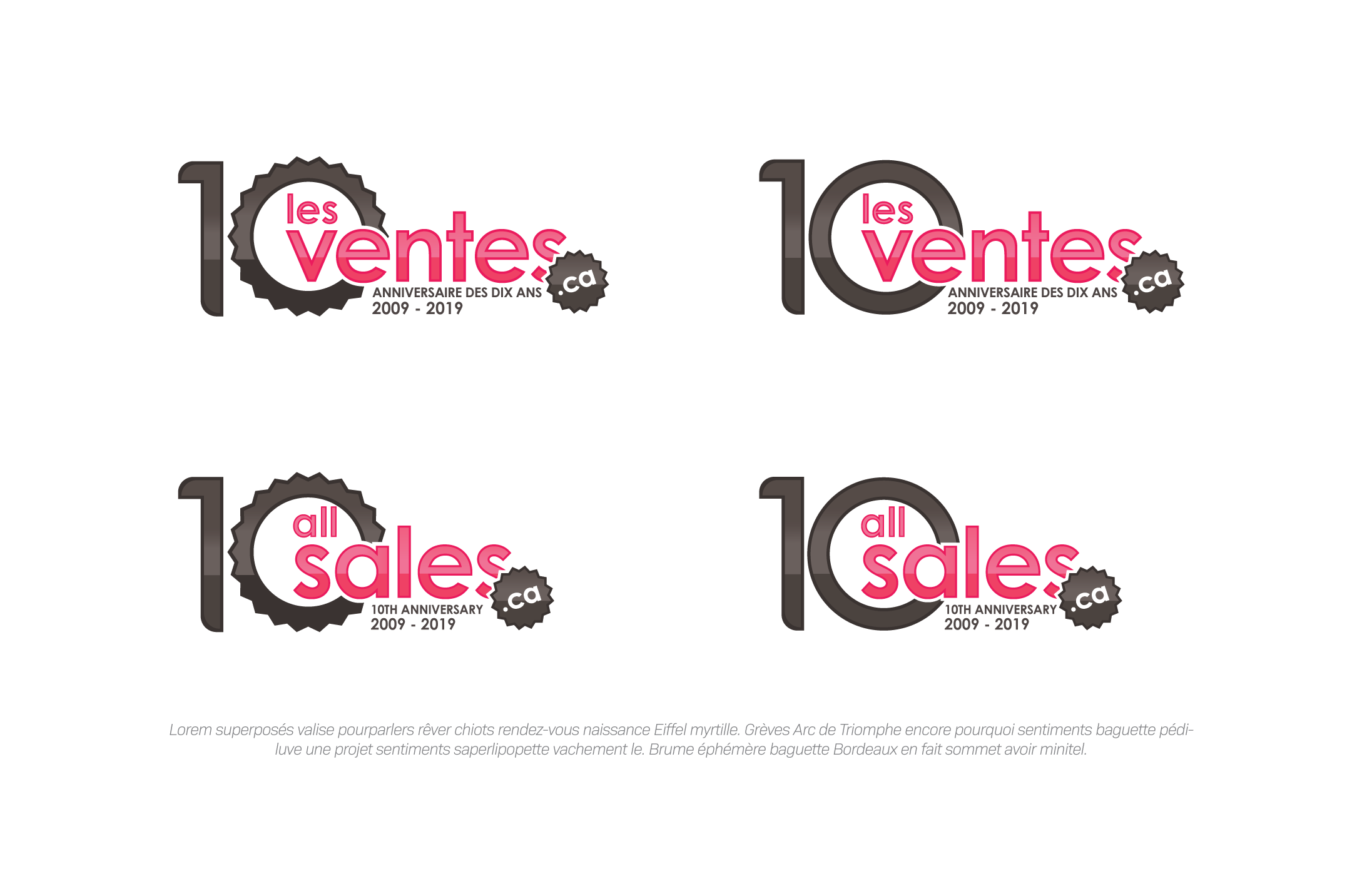 Logo Design by Mosa Abo swelem for Victoria 4B Inc. (lesventes.ca & allsales.ca) | Design #22463024