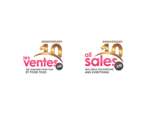 Logo Design by cosmicline for Victoria 4B Inc. (lesventes.ca & allsales.ca) | Design: #22463877
