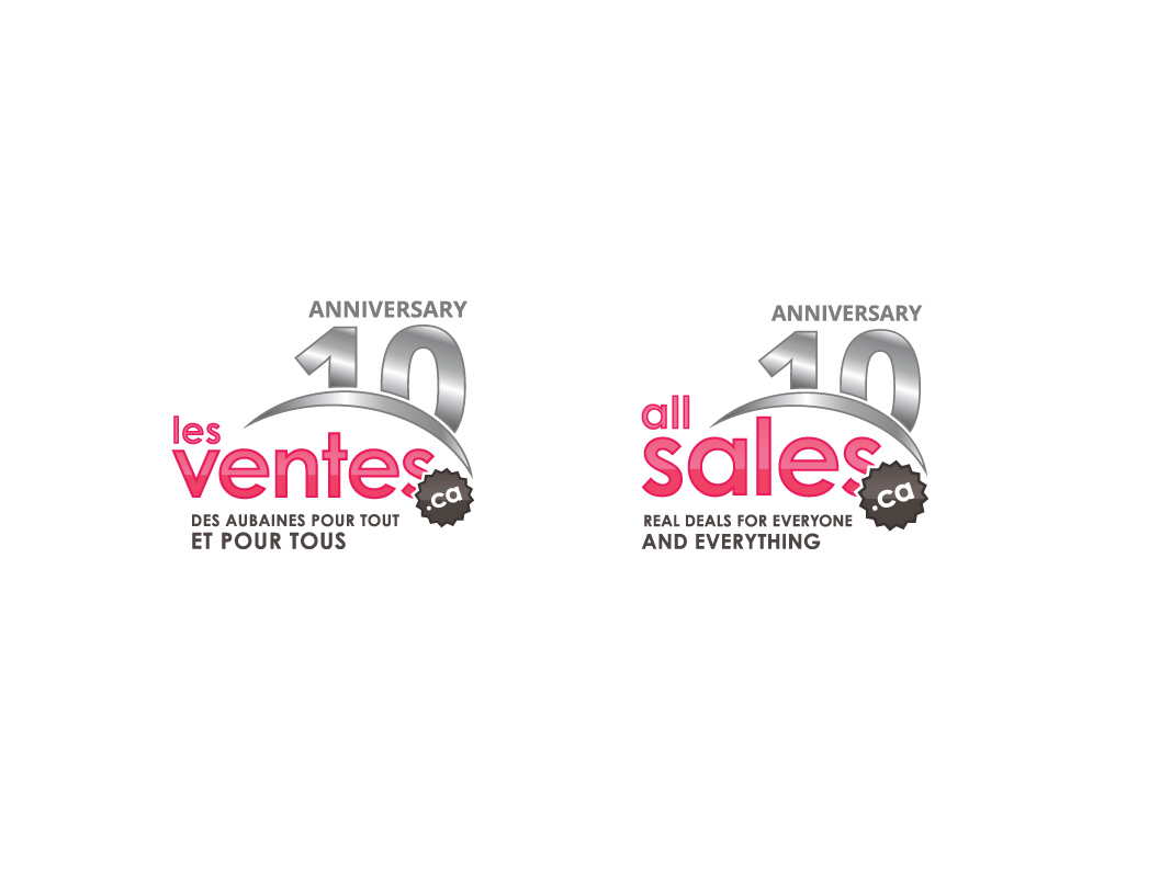Logo Design by cosmicline for Victoria 4B Inc. (lesventes.ca & allsales.ca) | Design #22463882