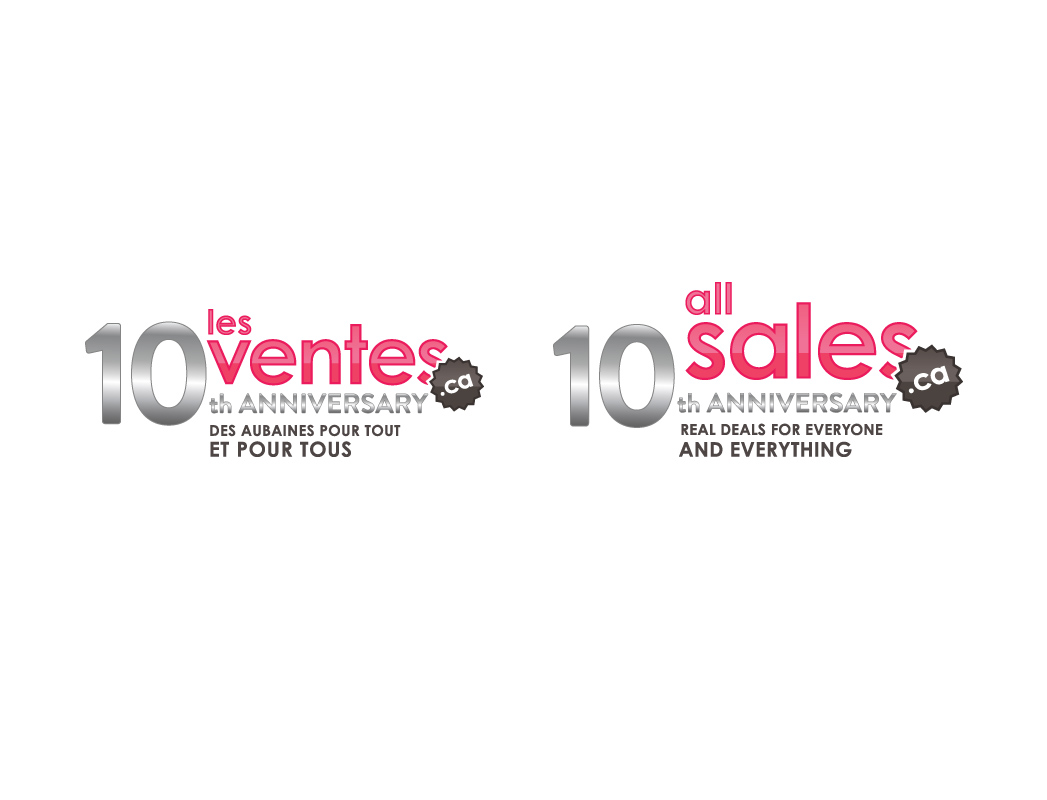 Diseño de Logo por cosmicline para Victoria 4B Inc. (lesventes.ca & allsales.ca) | Diseño #22463896