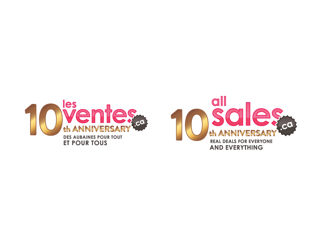 Logo Design by cosmicline for Victoria 4B Inc. (lesventes.ca & allsales.ca) | Design #22463898