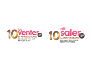 Logo Design by cosmicline for Victoria 4B Inc. (lesventes.ca & allsales.ca) | Design: #22463898