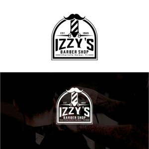 Izzy's Barber Shop | Logo Design by Graphic Bricks