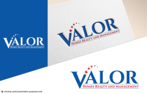 Valor Homes Realty and Management  | Logo Design by Juli creation