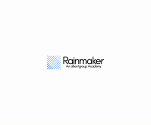 Main line - "Rainmaker" Secondary line - "An alliantgroup Academy" | Logo-Design von WahyuHMD