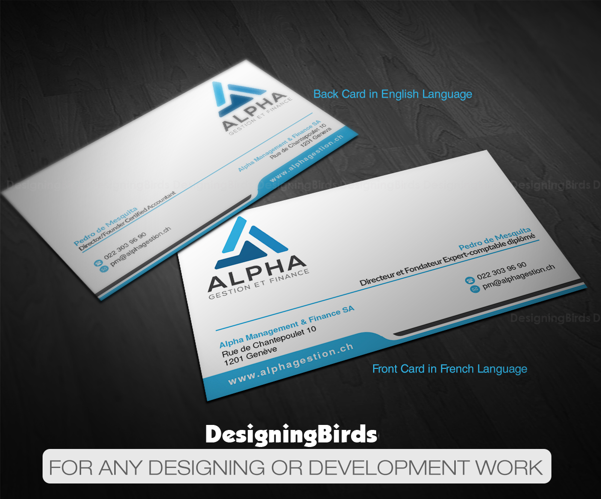Business Card Design by Designing Birds for this project | Design #22466257