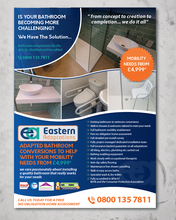 Newspaper Ad Design by alex989 for Eastern Adaptations | Design #22482053