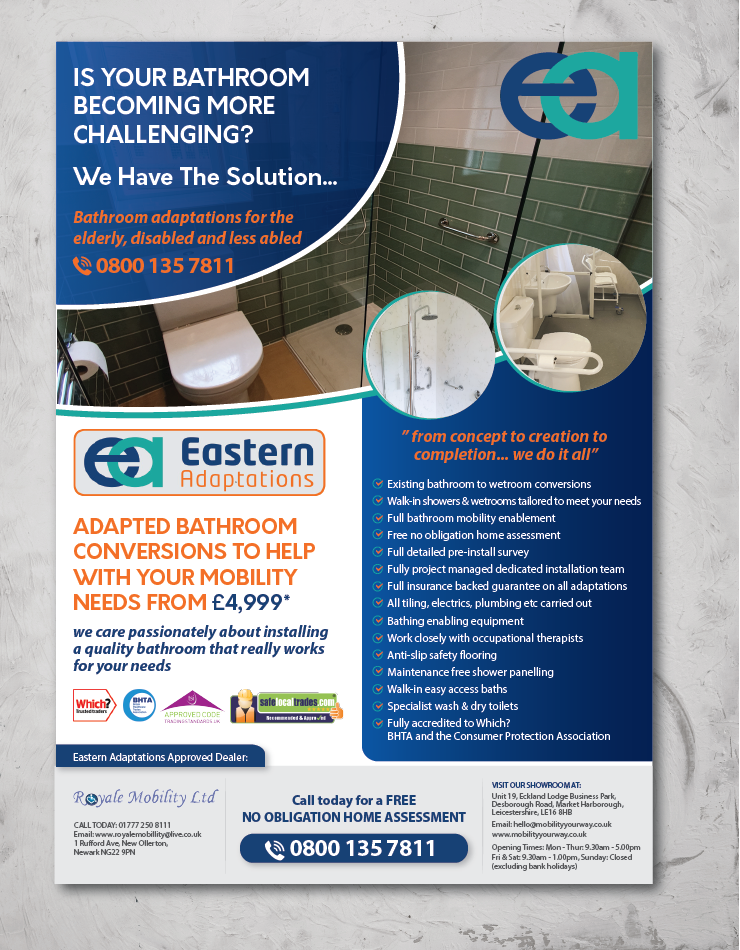 Newspaper Ad Design by alex989 for Eastern Adaptations | Design #22492926