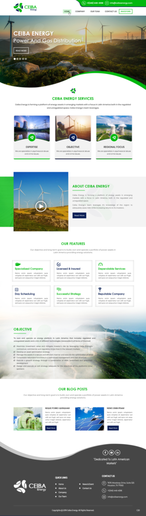 Web Design by pb for this project | Design: #22498395