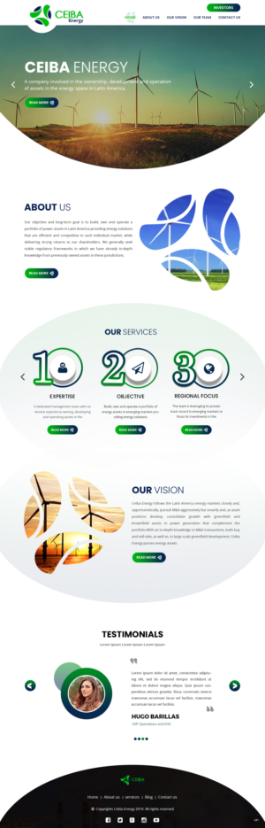 Web Design by pb for this project | Design: #22498396