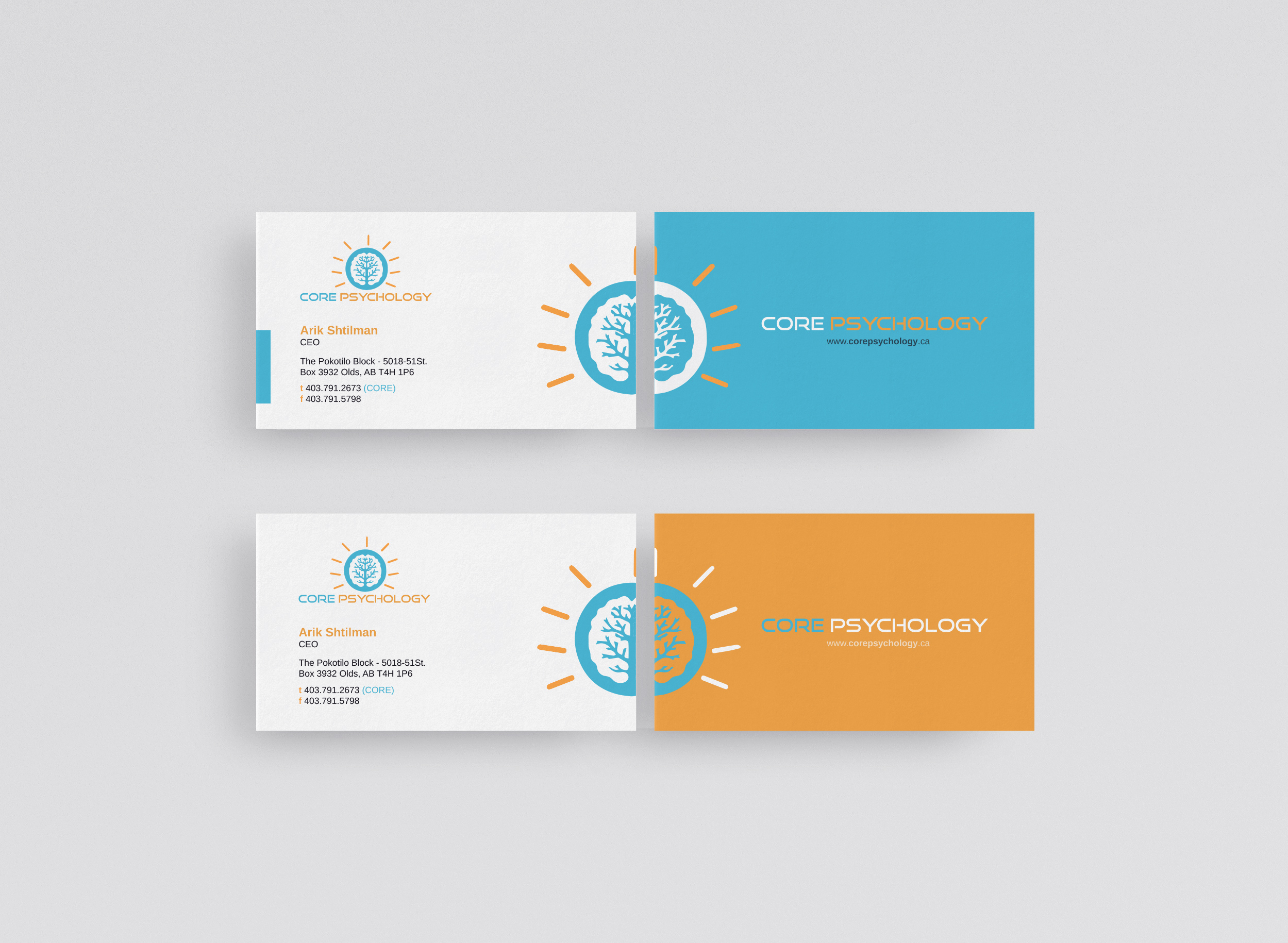 Stationery Design by asimali for Core Psychology Inc. | Design #22503044