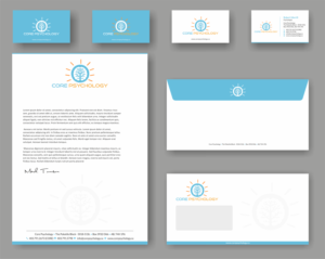 Business Card and Letterhead for Core Psychology | Schreibwaren-Design von SKYdesign