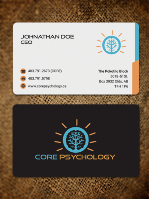 Business Card and Letterhead for Core Psychology | Schreibwaren-Design von JK18