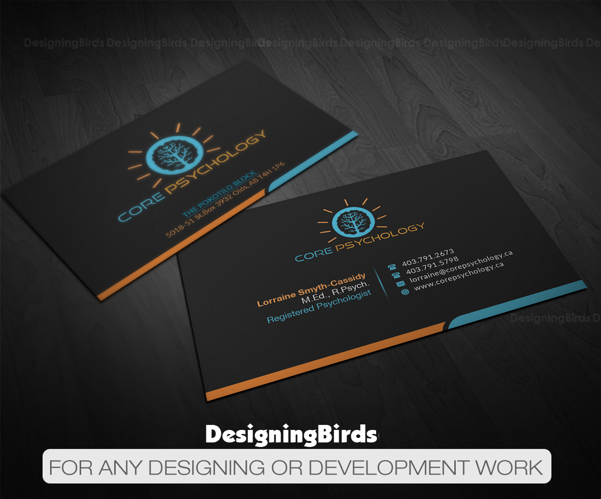 Stationery Design by Designing Birds for Core Psychology Inc. | Design #22501171