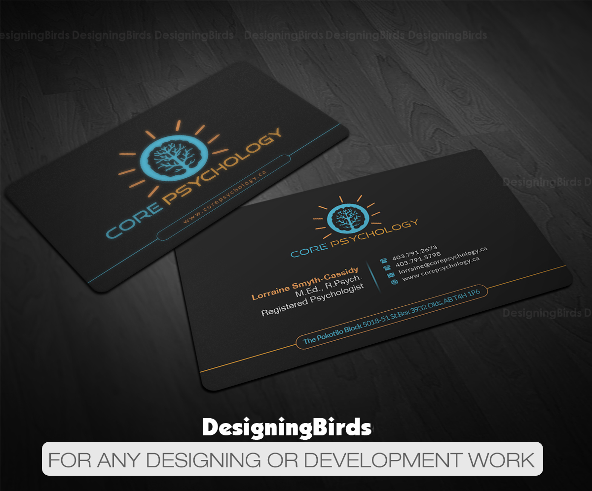 Stationery Design by Designing Birds for Core Psychology Inc. | Design #22508311