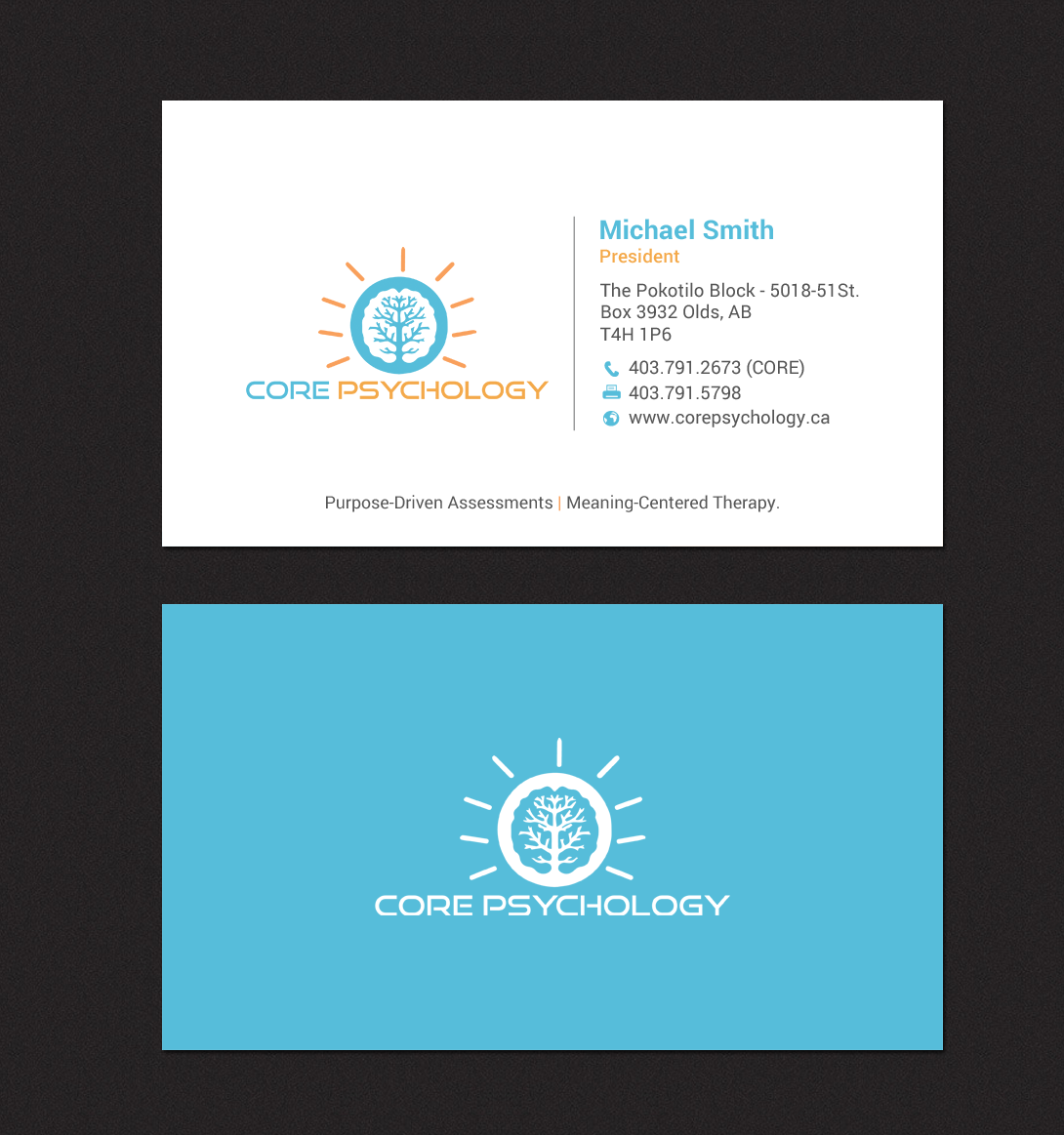 Stationery Design by chandrayaan.creative for Core Psychology Inc. | Design #22492739