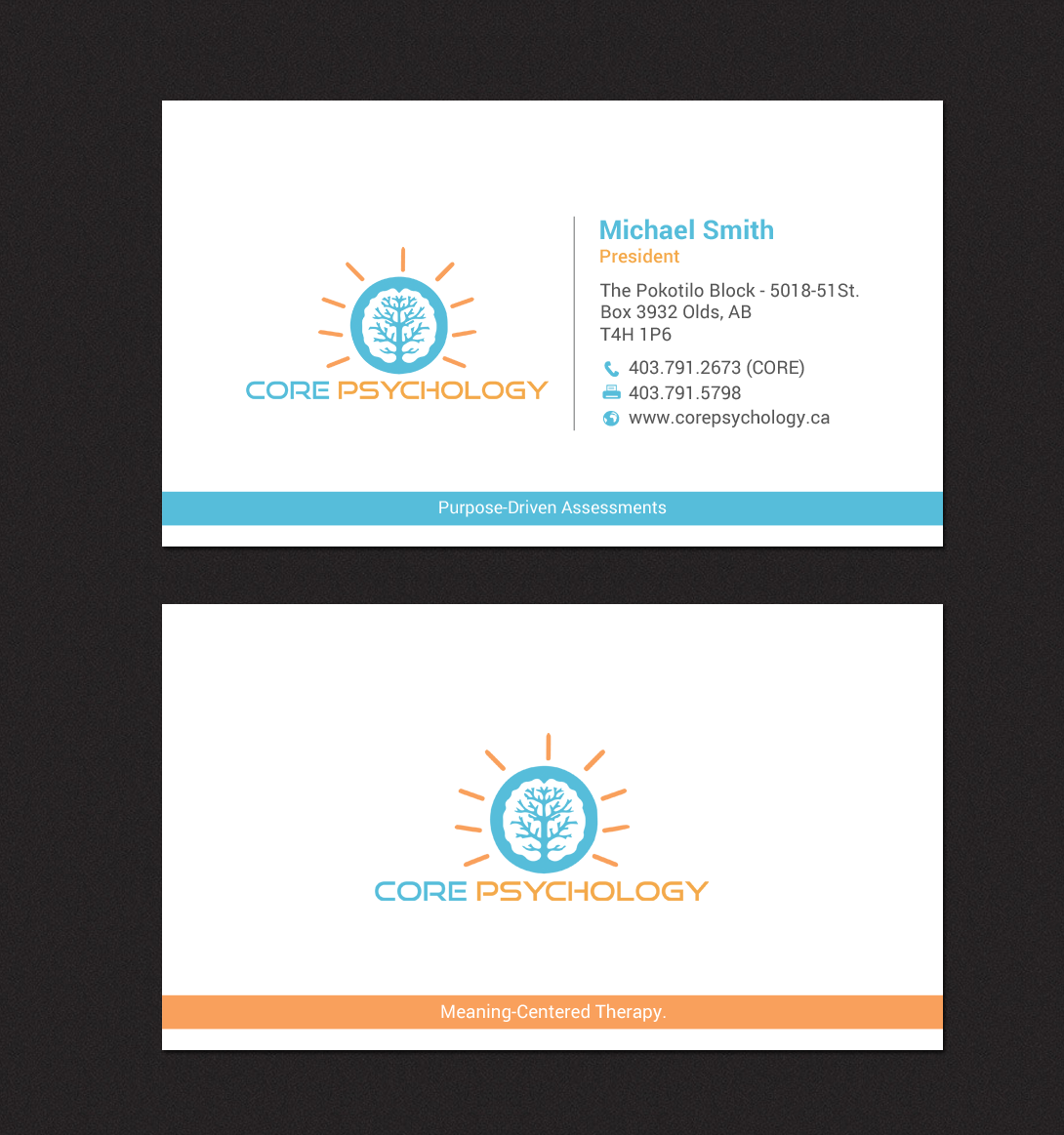 Stationery Design by chandrayaan.creative for Core Psychology Inc. | Design #22492740