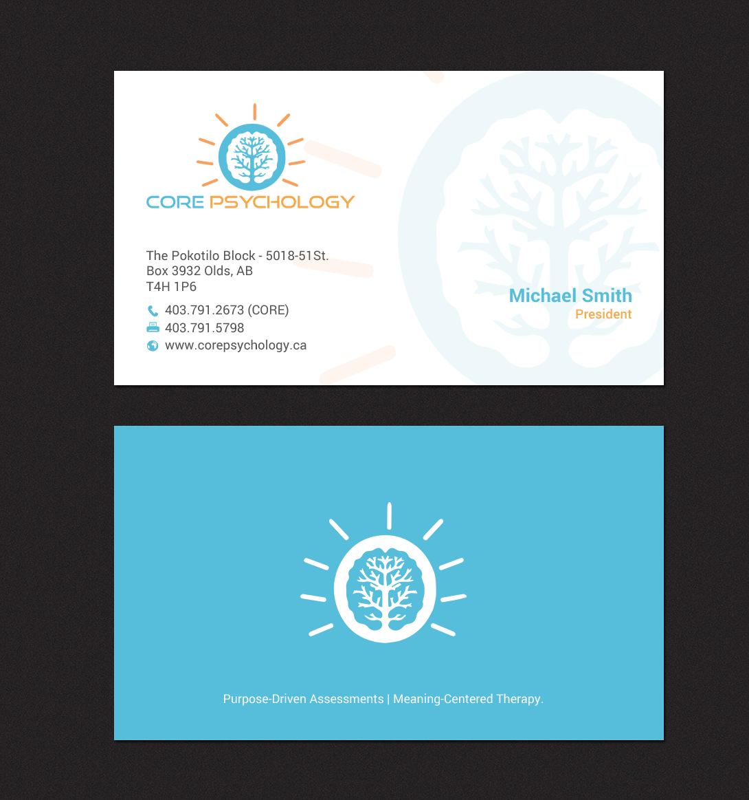 Stationery Design by chandrayaan.creative for Core Psychology Inc. | Design #22492742