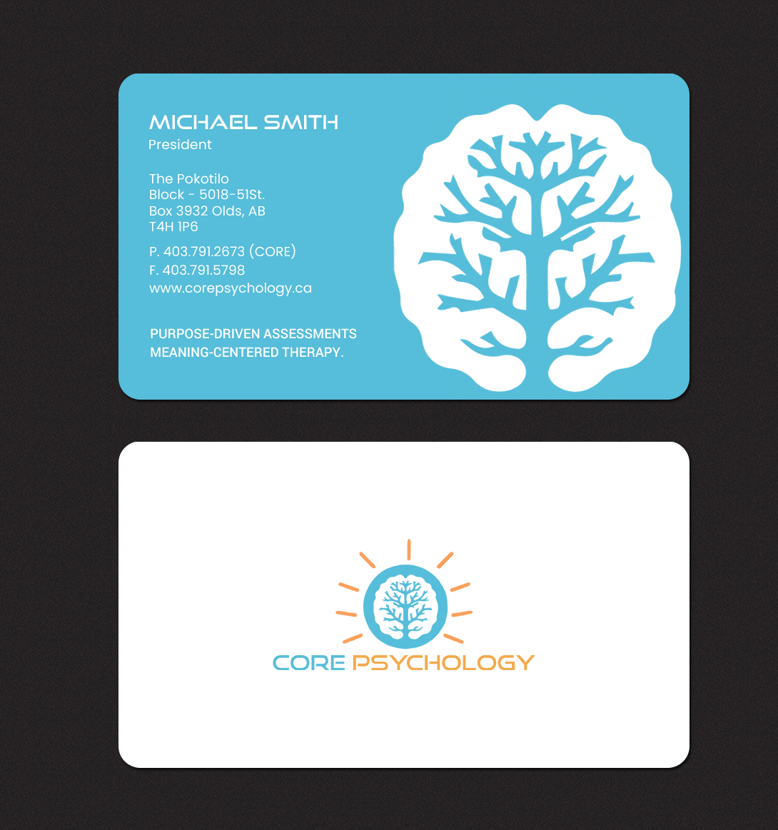 Stationery Design by chandrayaan.creative for Core Psychology Inc. | Design #22492749