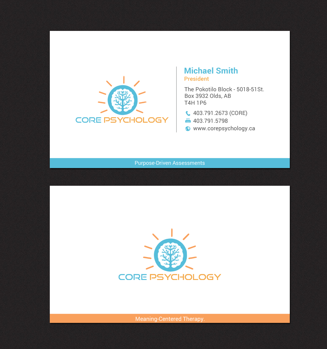 Stationery Design by chandrayaan.creative for Core Psychology Inc. | Design #22493674