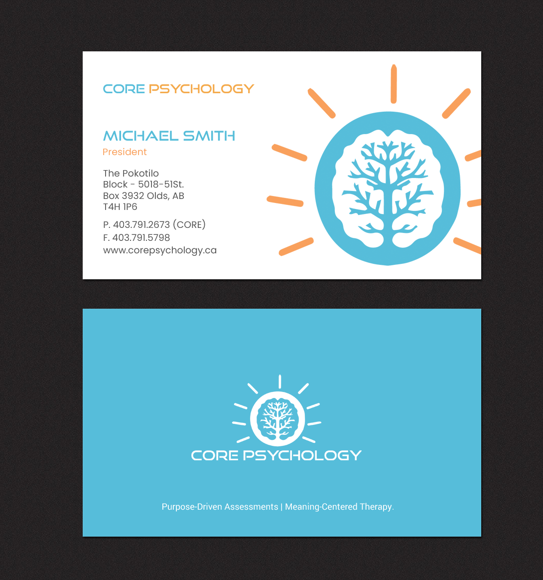 Stationery Design by chandrayaan.creative for Core Psychology Inc. | Design #22493675