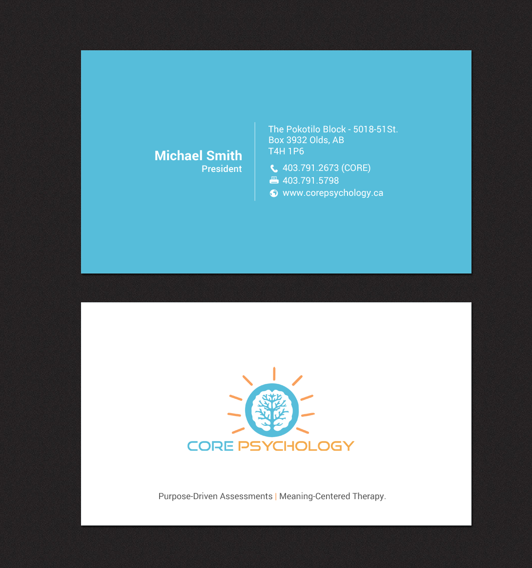 Stationery Design by chandrayaan.creative for Core Psychology Inc. | Design #22493677