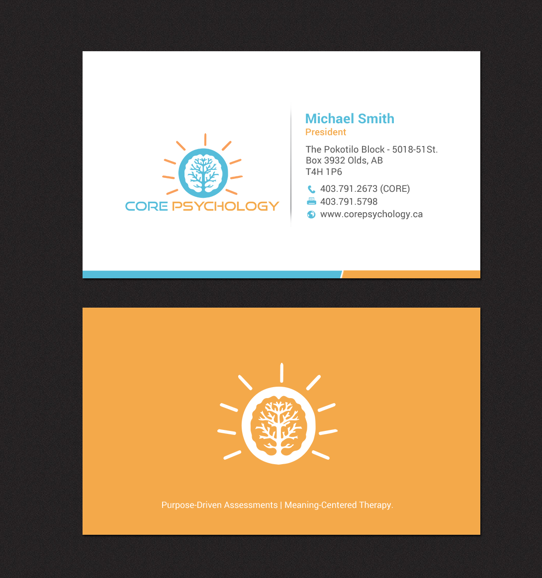 Stationery Design by chandrayaan.creative for Core Psychology Inc. | Design #22493691