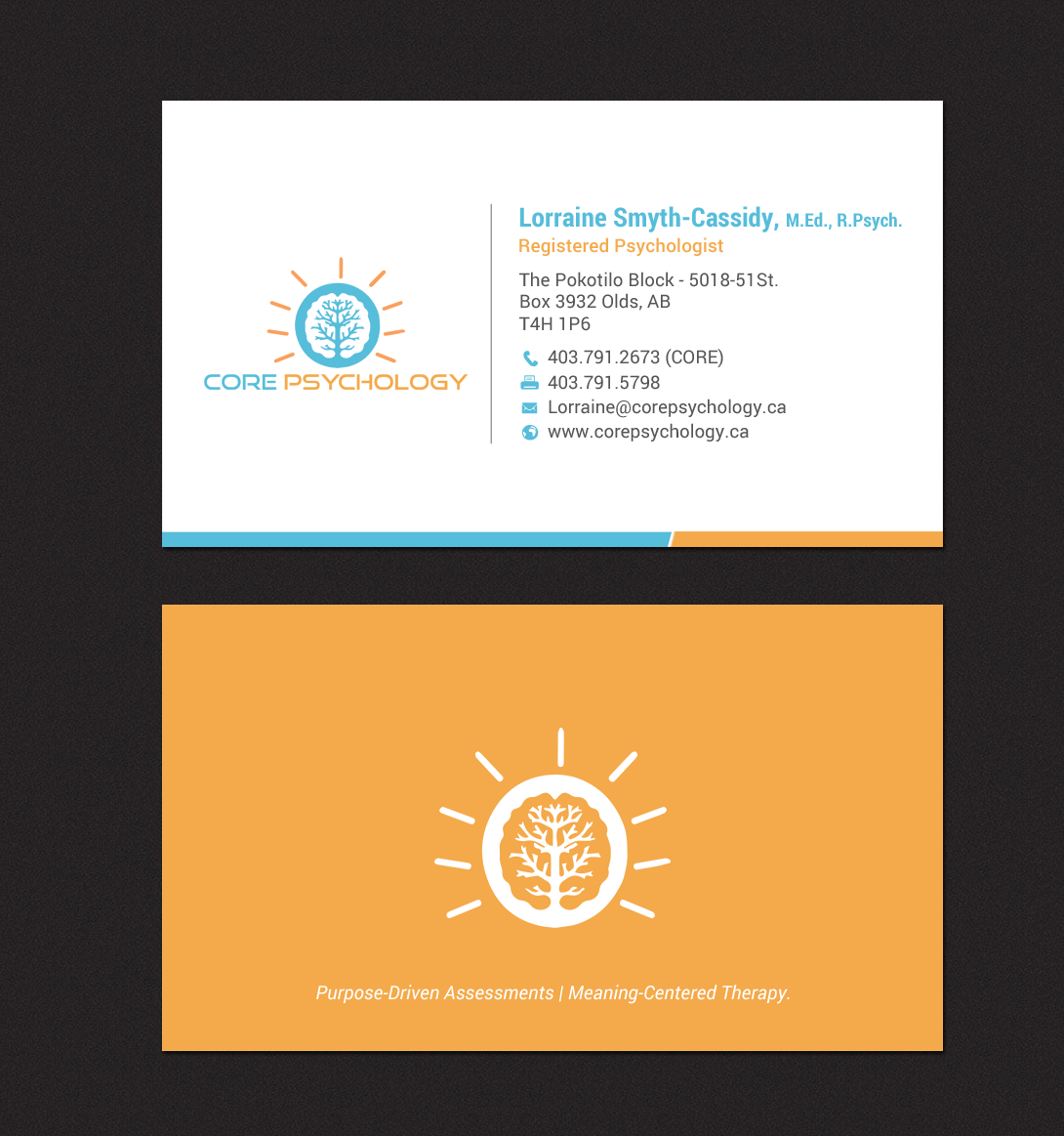 Stationery Design by chandrayaan.creative for Core Psychology Inc. | Design #22502114