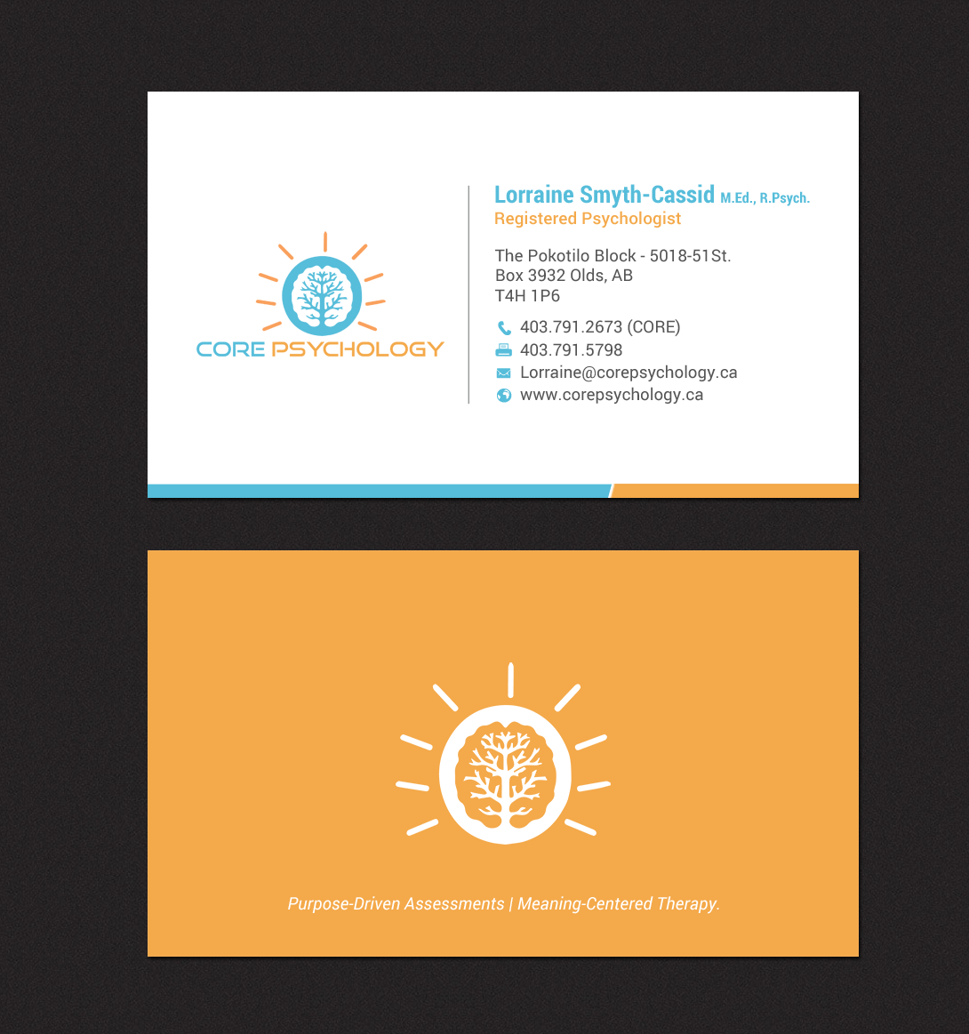 Stationery Design by chandrayaan.creative for Core Psychology Inc. | Design #22502316