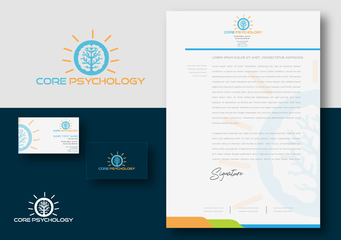 Diseño de Papelería por Th3o para Core Psychology Inc. | Diseño #22474664